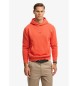 Superdry Felpa arancione con micro logo