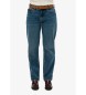 Superdry Jeans Rise Straight azul