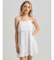 Superdry White strappy beach mini-dress