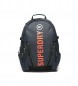 Superdry Navy canvas backpack