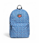 Superdry Backpack with patches Classic Montana blue
