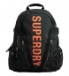 Superdry Rucksack aus Canvas mit schwarzer Mountain-Grafik