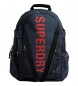 Superdry Rucksack aus Segeltuch mit Grafik von Mountain navy