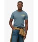 Superdry Berg Relaxed T-shirt blauw
