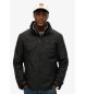 Superdry Casaco corta-vento sem capuz com logótipo preto
