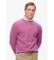 Superdry Sweatshirt Od Marl Crew pink