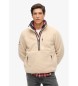 Superdry Polaire Half Zip Outdoor beige