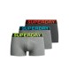 Superdry Pakke med 3 boxershorts i økologisk bomuld, grå