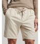 Superdry Vintage beige overgeverfde shorts