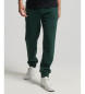 Superdry Spodnie jogger z logo Essential zielone