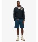 Superdry Calção liso azul