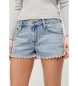 Superdry Denim shorts Warm blauw