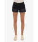 Superdry Svarta midjehga hot shorts