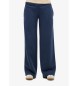 Superdry Pantaloni jogger dritti con effetto lavato blu scuro