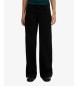 Superdry Pantalon Mid Rise Baggy noir