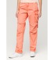 Superdry Tovorne hlače z nizkim pasom Za oranžno