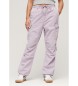 Superdry Low rise cargo trousers For lilac
