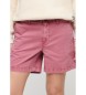 Superdry Klassiske chino-shorts i pink