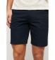 Superdry Marineblaue Stretch-Chino-Shorts