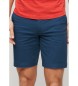 Superdry Chino shorts med stretch blå