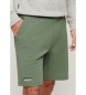 Superdry Kratke hlače z logotipom Sport Tech zelene barve