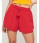 Superdry Vintage plažne hlače rdeče