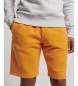 Superdry Pantalones cortos de punto con el logotipo Vintage bordado amarillo