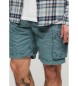 Superdry Short ligero estilo paracaidista azul