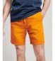 Superdry Vintage oranje overgeverfde shorts