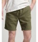 Superdry Grün gefärbte Vintage-Shorts