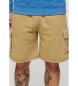 Superdry Cargo shorts med brune kontrastsyninger