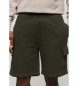 Superdry Cargo shorts with green contrast stitching