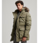 Superdry Parka z syntetycznego futra Chinook green