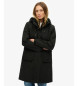 Superdry Parka z dolgimi rokavi črna