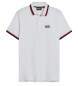 Superdry Polo Sportswear Relaxed Tipped branco