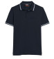 Superdry Polo Sportswear Relaxed Tipped marinblå
