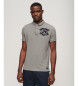 Superdry Vintage Athletic grey polo shirt