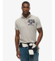 Superdry Polo Vintage Athletic gris