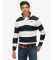 Superdry Vintage Rugby navy polo shirt