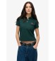Superdry Polo grafica verde Athletic Essential