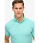 Superdry Türkisfarbenes City-Piqué-Poloshirt