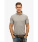 Superdry City grau Pique-Poloshirt