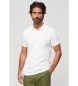 Superdry Classic white piqué polo shirt