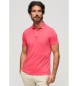 Superdry Polo in maglia rosa