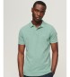 Superdry Destroyed green polo shirt