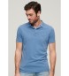 Superdry Destroyed blue polo shirt