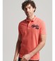 Superdry Polo rosa Superstate