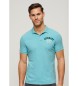 Superdry Blaues Poloshirt von Superstate