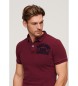 Superdry Vintage Athletic rdbrun poloshirt