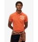 Superdry Polo Vintage Athletisch orange